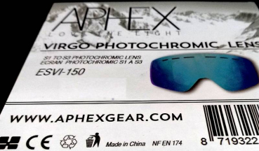 APHEX Lens VIRGO photochromatic