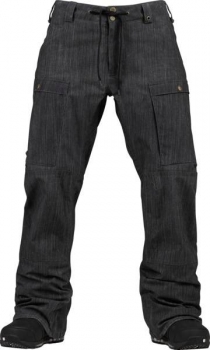 BURTON men WIGGLE WAGON Pants  waxed denim