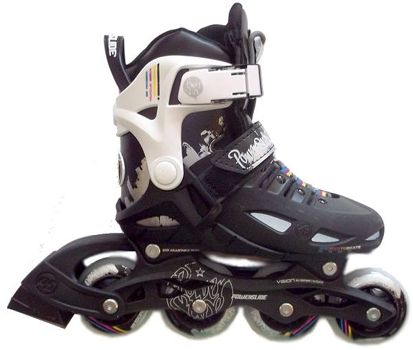 POWERSLIDE Inline Skates PHUZION Kid black-white Gr. Eur. 29-32