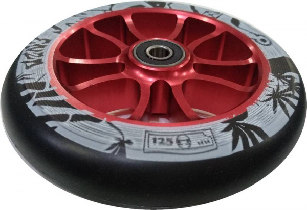 AO Stunt Scooter ENZO 125mm  88a  red inkl. Abec 9 Lager (2er Set)