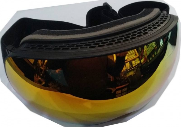 APHEX Goggle EXPLORER black  revo red 25 + yellow 54