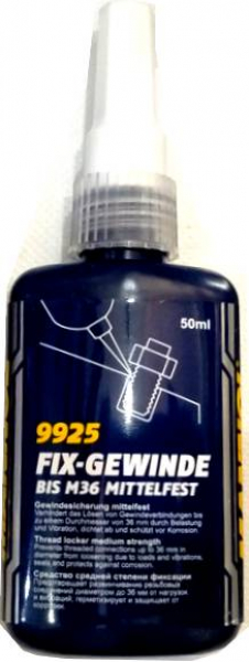 MANNOL Fix Gewinde Schraubensicherungslack 9925 50ml