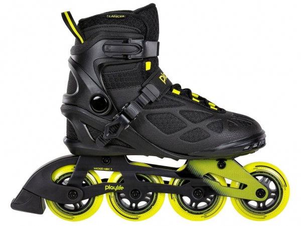 POWERSLIDE PLAYLIFE Inline Skates LANCER black yellow 84mm