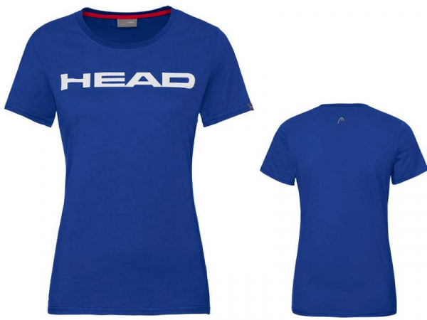 HEAD women club T-Shirt LUCY   royal white