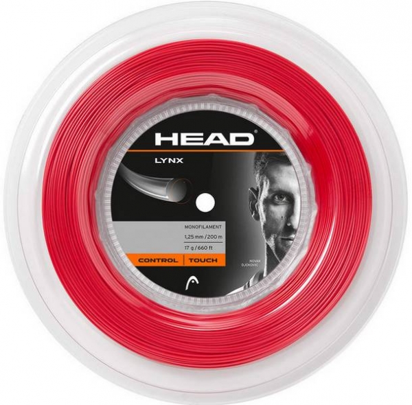HEAD Saite Lynx  1.25mm 200m Rolle red