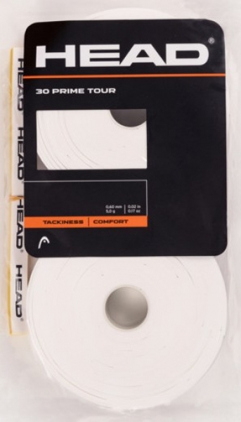 Head Over Grip PRIME TOUR white 30er Set