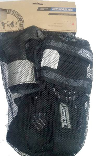POWERSLIDE Protection Set PRO AIR black silver