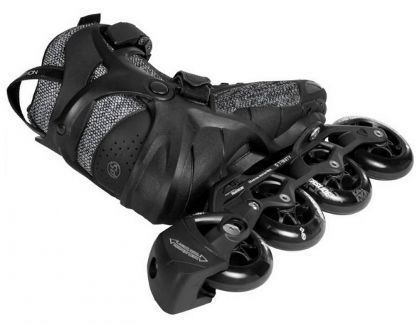 POWERSLIDE Inline Skates PHUZION black grey  4x90mm