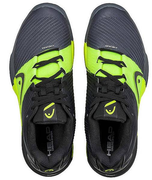 HEAD men Tennisschuhe REVOLT PRO 4.0  black yellow