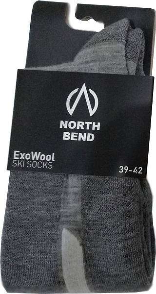 NORTH BEND ExoWool Ski Socks  grey