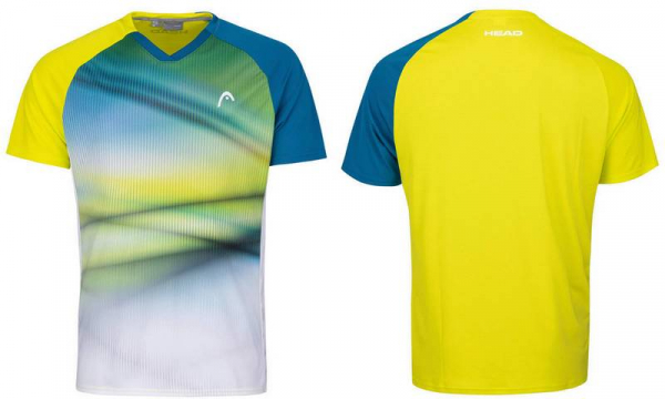 HEAD men T-Shirt STRIKER  yellow