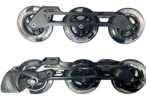 POWERSLIDE Frame Set Trinity AL  3x100mm 250mm