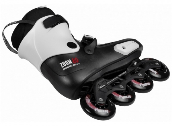 POWERSLIDE Inline Skates FSK ZOOM 4x80 Trinity black white