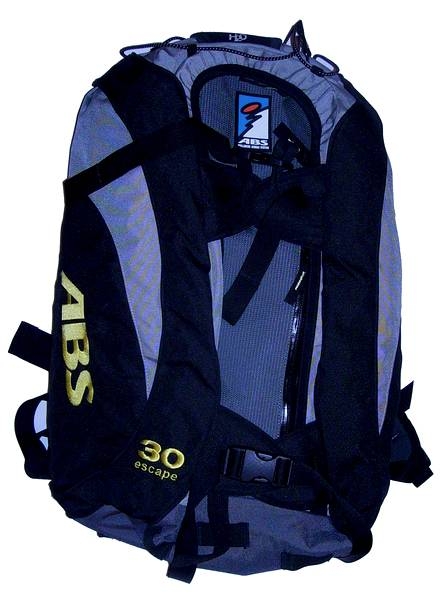 ABS Rucksack ESCAPE 30  black yellow  gebraucht top Zustand