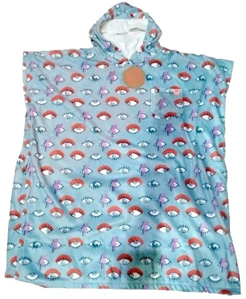 AFTER ESSENTIALS Poncho EYES blue