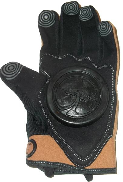 ARBOR Longboard Sliding Glove  Farbe: camel inkl. Ersatz Pucks