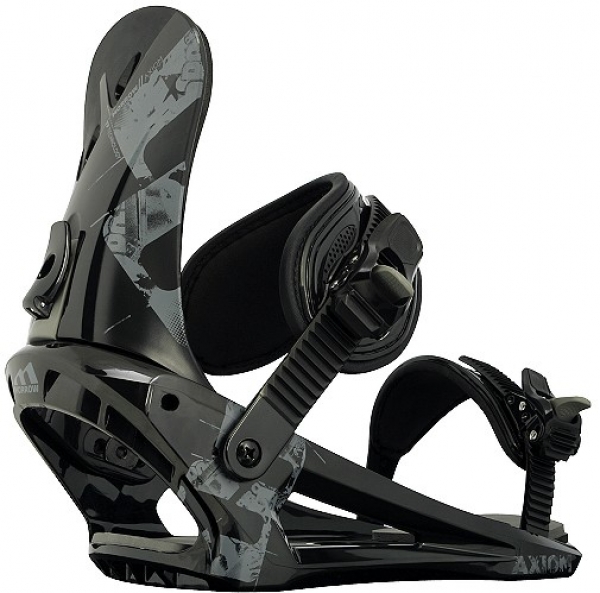 MORROW Snowboard Bindung AXIOM black grey