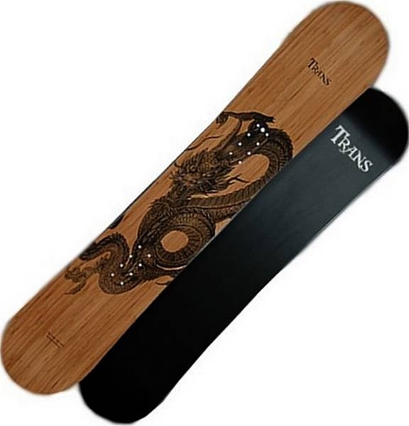 TRANS Snowboard BAMBOO dragon