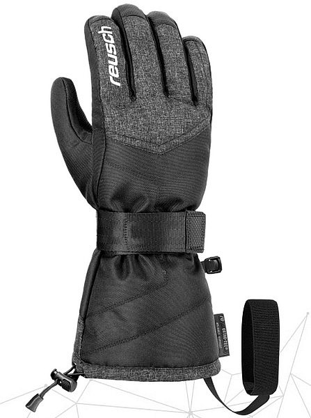 REUSCH men Glove BASEPLATE  R-Tex XT black melange