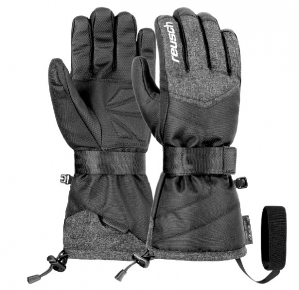 REUSCH men Glove BASEPLATE  R-Tex XT black melange