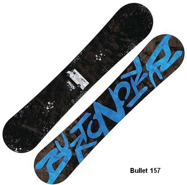 BURTON Men Snowboard BULLET van design 3d  easy V