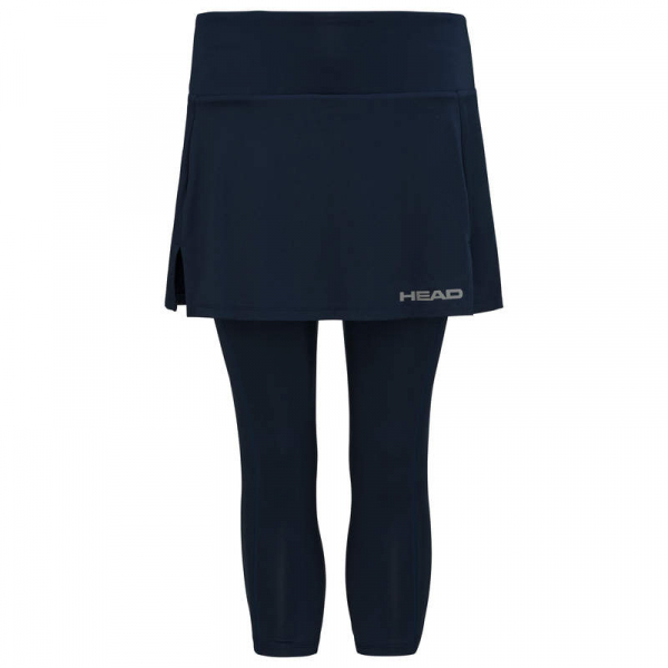 HEAD women Club 3/4 Tights  SKORT  dark blue