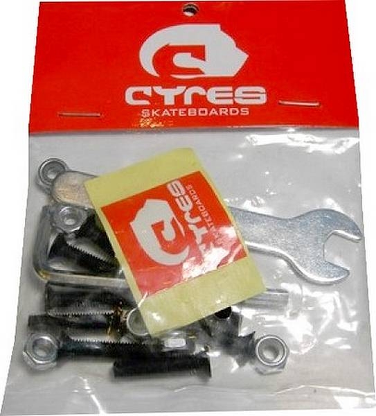 CYRES Skateboard Achsmontage Schrauben Set 25mm