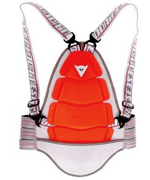 DAINESE Shield 5 KID grey orange (rosso fluo)