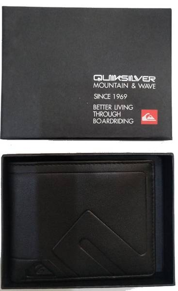 QUIKSILVER Wallet Mountain & Wave X3 leather