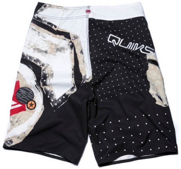 QUIKSILVER Board Short DEFACED quambs126 black