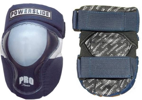 POWERSLIDE Elbow Pad PRO  blue white