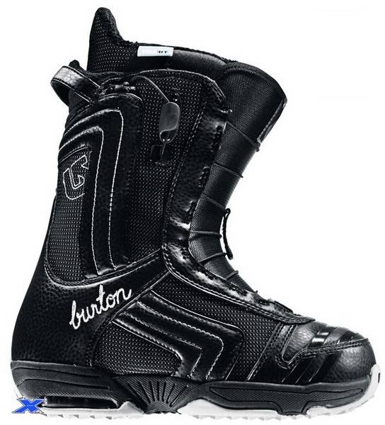 BURTON Boot EMERALD black silver