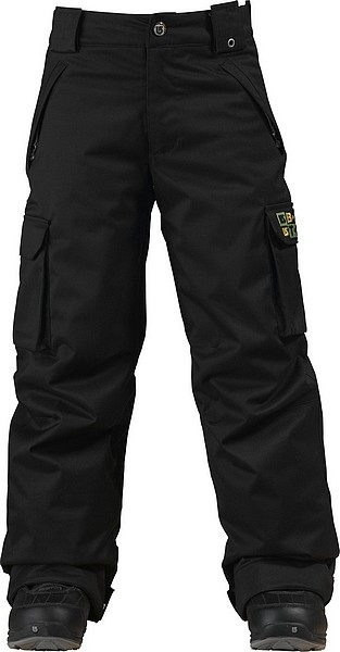 BURTON boys EXILE CARGO Pants true black