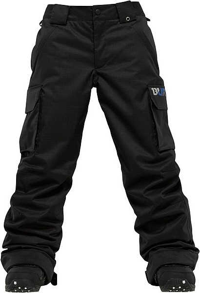 BURTON boys EXILE CARGO Pants  true black  stick