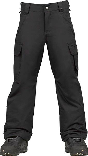 BURTON boys EXILE CARGO Pants  true black  black stick