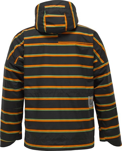 BURTON Men Insulated LAUNCH Jacket true black marcos stripe
