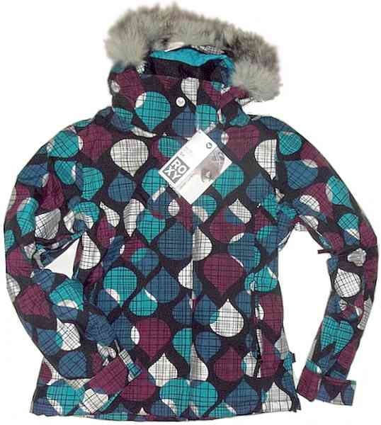 ROXY Women Jacket JET SET metallic blue