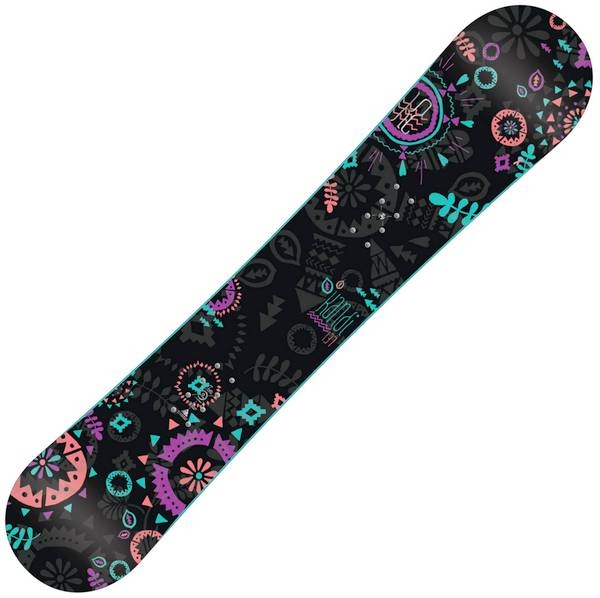 K2 Snowboard KANDI black violet mint