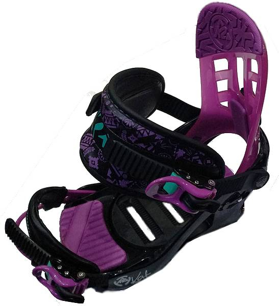 K2 Snowboard Bindung CAT women black violet