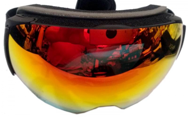 APHEX Goggle KEPLER JR black  revo red 25 + yellow 54
