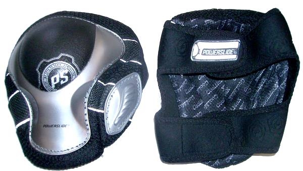 POWERSLIDE Knee Pad PRO black silver