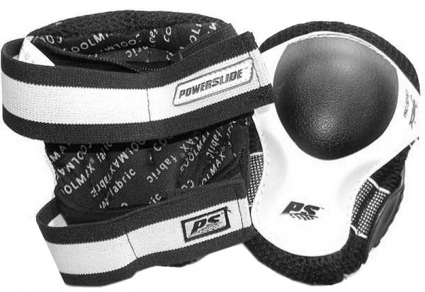 POWERSLIDE Knee Pad PRO black white