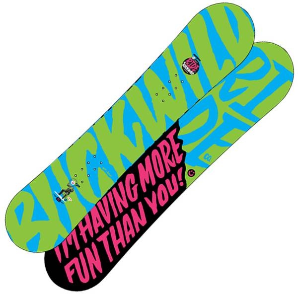 RIDE Snowboard LIL BUCK wide  green blue