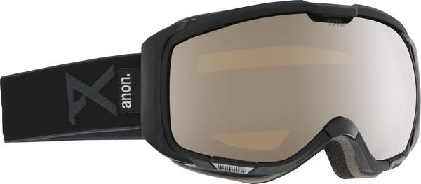 ANON Goggle M1 black  silver solex 18 + blue lagoon lens