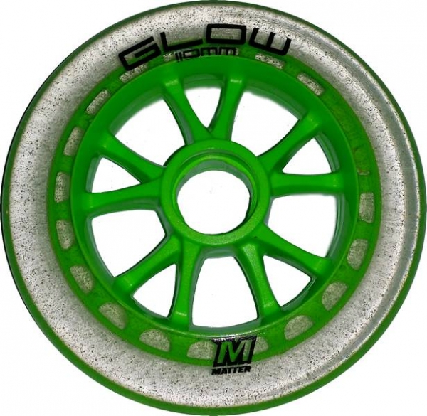 MATTER Inline Skate Rolle F1 86a 110mm GLOW einzeln