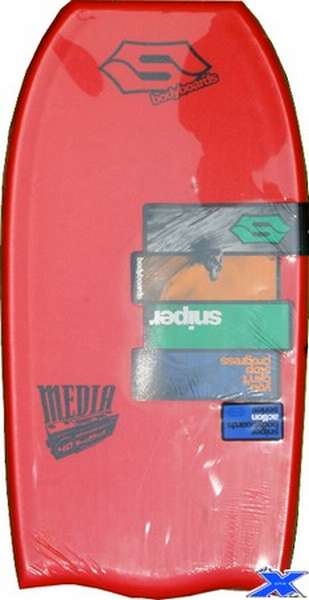 SNIPER Bodyboard MEDIA 41 red