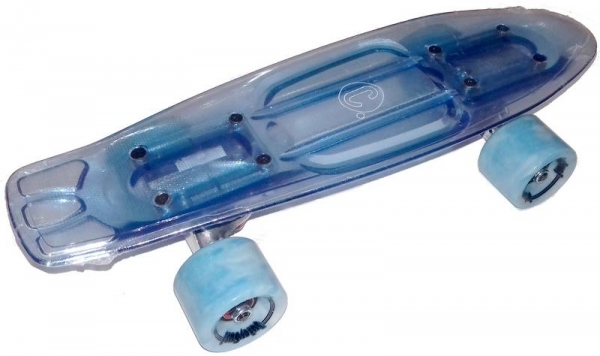 JUICY SUSI Vinyl Board MINI WINNY 17.5 x 5  clear blue