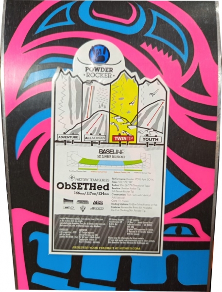 K2 Ski OBSETHED 119