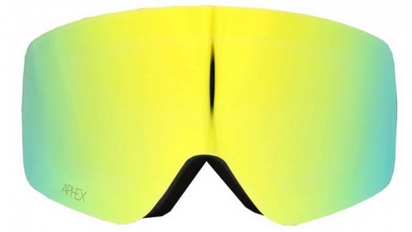 APHEX Goggle OXIA black  revo gold 17 + yellow 54