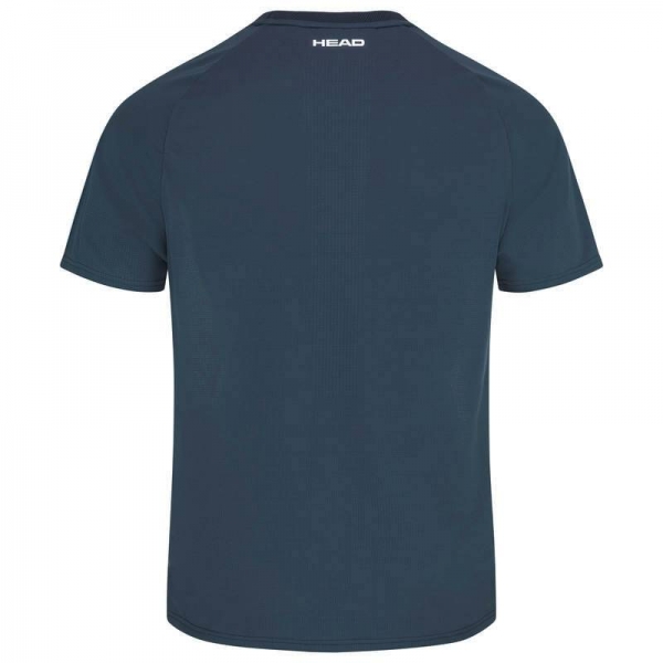 HEAD men T-Shirt PERFORMANCE navy print